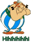 Gif animé rire Obelix